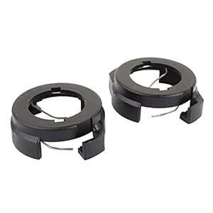 QGT Automotive Parts 1 Pair H7 LED Headlight Bulb Retainers Holder ...