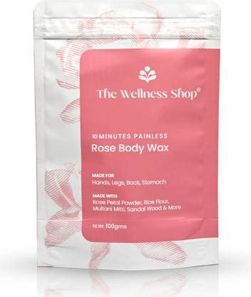 The Wellness Shop Rose Removal Powder -10 Minute Full Body Wax - Price ...