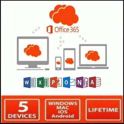 MICROSOFT Office 365 Pro Plus for Windows/MACOS (5 Users, Lifetime ...