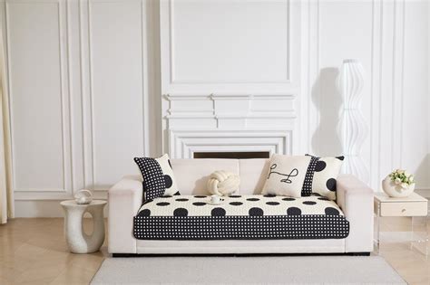 HOMETHREADS Innovative European Premium Style Anti Slip Cotton Sofa ...