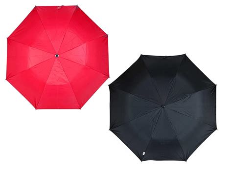 MyViradi Print & Black 2 Fold Umbrella for Couple Combo of 2 (AV_U2F012 ...