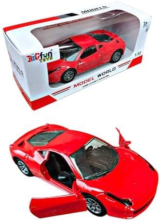 RUHANI Mini Ferrari Metal Super Car with Openable Doors for Kids (Red ...
