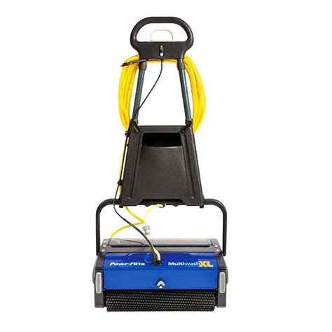 Powr-Flite® 'Multiwash XL' CRB 18" Rubber Floor & Carpet Scrubber w ...