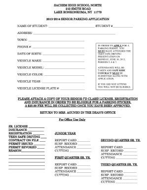 Fillable Online sachem Sachem high school north 212 smith road lake ...