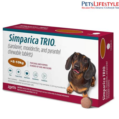 Simparica Trio for Dogs | Simparica Trio Tablet — All Sizes