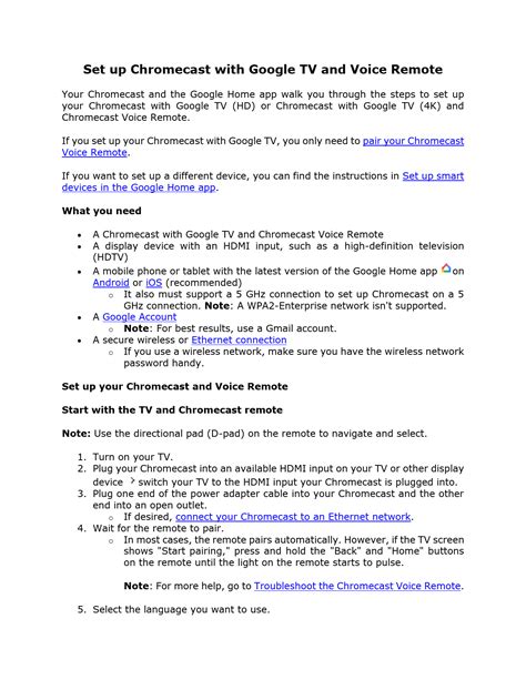Image result for Chromecast Setup Guide