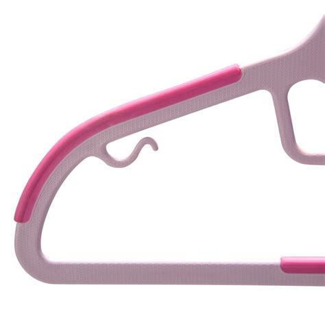 Simplify Plastic Non-slip Grip Clothing Hanger (Pink) 3229-PINK at ...