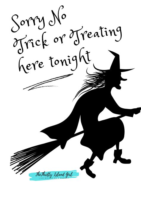 Free Printable No Trick Or Treat Signs Printable | FREE Printable
