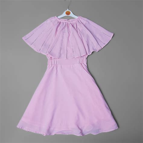 Buy Frill Layer Kids Frock in Pink and Yellow – Mumkins