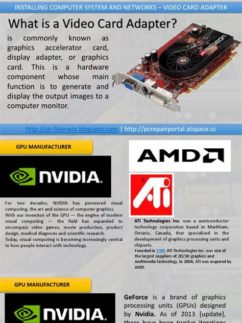 Types of Video Card | PDF | Graphics Processing Unit | Computer Graphics