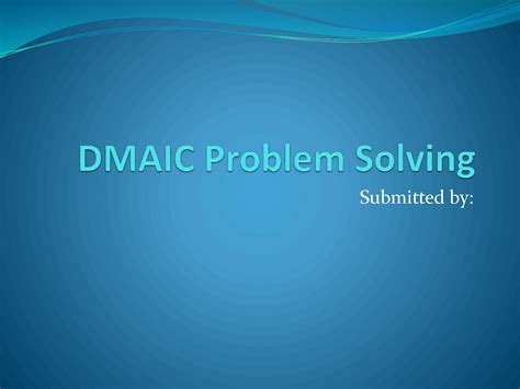 Image result for DMAIC Problem Solving