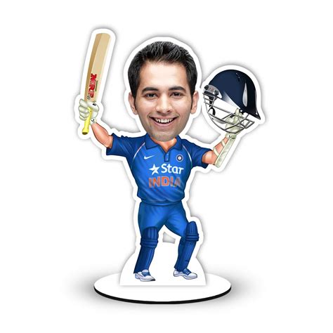 Foto Factory Gifts® Personalized Caricature Cutout for Indian Cricket ...