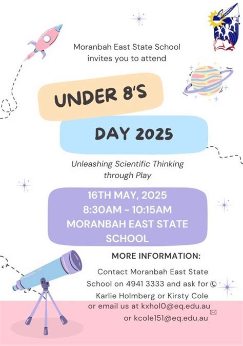 SAVE THE DATE - 2025 Under 8s Day , 1a Belyando Avenue, Moranbah, QLD ...