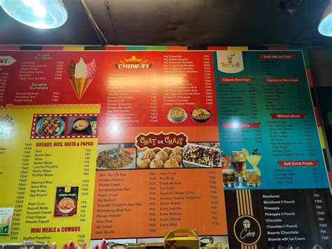 Menu at The City Food Court, Gwalior, 3rd Floor