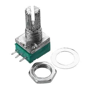 PRAV® 10 K ohm Linear Rotary Pot Potentiometer with Nut & Spacer X5K4 ...