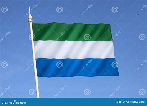 Flag of Sierra Leone stock photo. Image of african, nation - 45561758