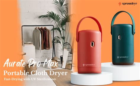 Xpressdryr Aurate Pro Max Portable Cloth Dryer – Compact, Fast-Drying ...