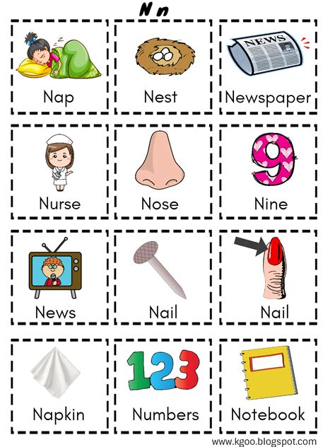 أفضل تدريبات على الحروف الانجليزية للاطفال حرف n