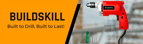 BUILDSKILL BED1100REDC1 10MM Drill Machine Combo With Drill Bits ...