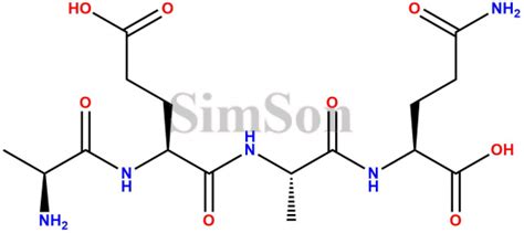 L-alanyl-L-glutamyl-L-alanyl-L-glutamine | CAS No- NA | Simson Pharma ...