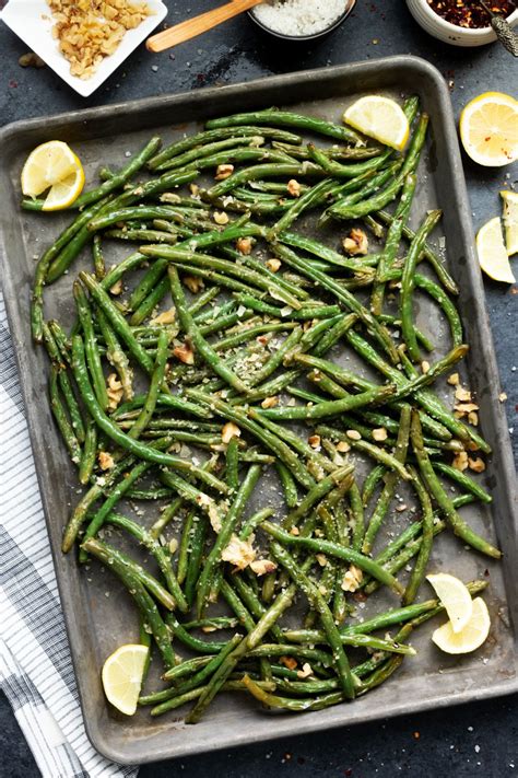 30-Minute Oven Roasted Green Beans - Wendy Polisi
