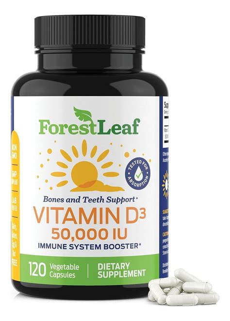 Vitamina D3 50000 Iu 120 Cápsulas Apoyo A Huesos Y Dientes | Walmart en ...