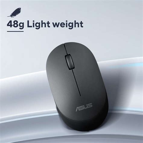 ASUS Bluetooth Silent Mouse MW105, 1600 DPI, Upto 3 Device Support ...