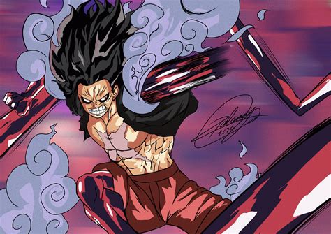 Luffy Gear 4th Snake Man Wallpaper