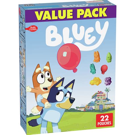Bluey Fruit Flavored Snacks, Treat Pouches, Gluten Free, 22 ct ...