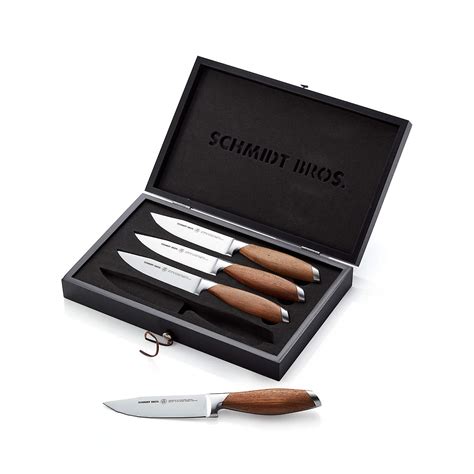 Schmidt Brothers Bonded Teak Steak Knives, Set of 4 + Reviews | Crate ...