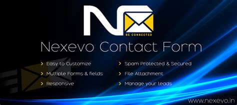 Nexevo Contact Form for Joomla-The Best Joomla Contact Form