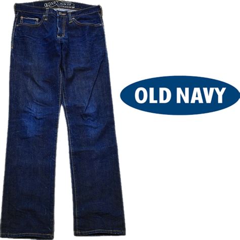 1点物 オールドネイビーOLD NAVY濃紺スリムジーンズ古着メンズ30レディースOKアメカジ90sストリート/スポーツMixデニムパンツ中古 ...