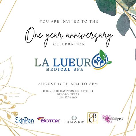 One year Med spa anniversary featuring Botox, Morpheus8 and live demos ...