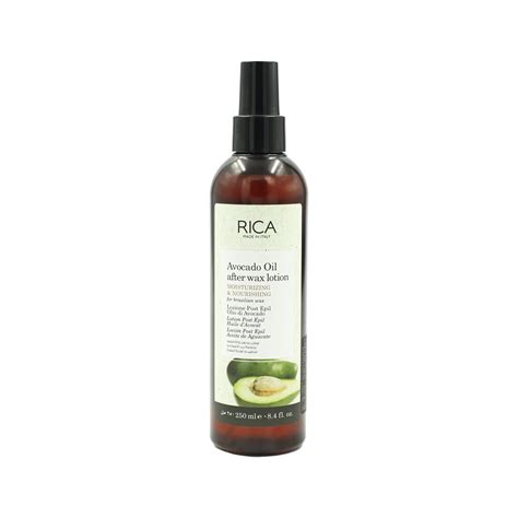 RICA AVOCADO OIL AFTER WAX LOTION 250 ML (for BRAZILIAN WAX) : Amazon ...