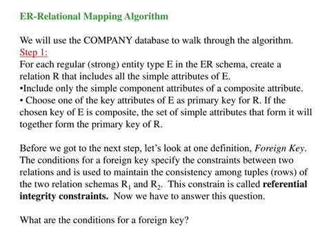 Image result for ER to Relational Mapping Algorithm