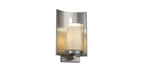 Justice Design Group POR-7591W-10-SAWT-NCKL-LED1-700 Limoges Single ...