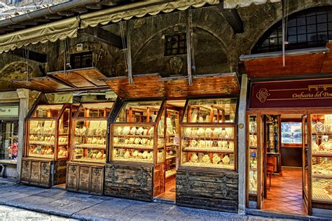 Florence Italy Shopping Ponte Vecchio Bridge