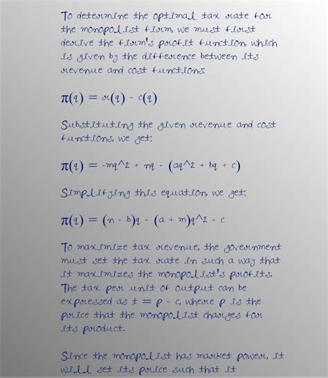 A monopolist firm has the following total revenue and total cost ...