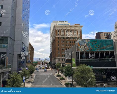 South Central Avenue, Phoenix, AZ Editorial Photo - Image of brown ...