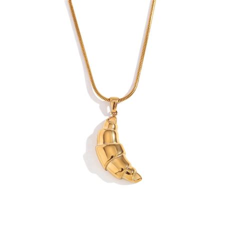 Croissant Snake Chain Necklace – STUD
