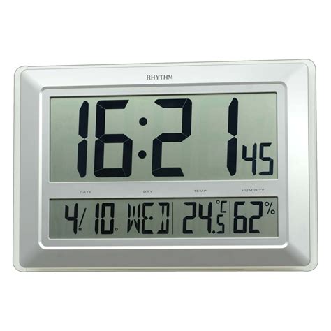 LCW015NR19 Jumbo Wall cum Table Digital Clock – Rhythm Clocks