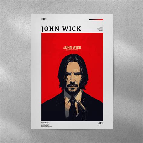 John Wick Movie Poster, John Wick Wall Decor, John Wick Poster Print ...