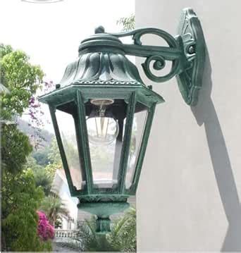 CERCO Victoria Small (Antique Green + Clear) Outdoor Wall Light IP55 ...