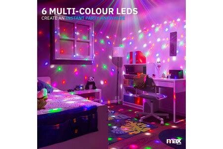 Eclairage et jeux de lumière Tronios Max Magic Jelly DJ Ball - 6 x 1W ...