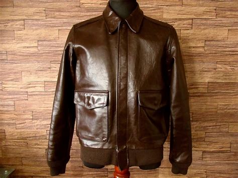 ホースハイド 定価4万5000円 モーガン 馬革 A-2 ホースレザー レア フライトジャケット PRODUCTIONS MORGAN ...
