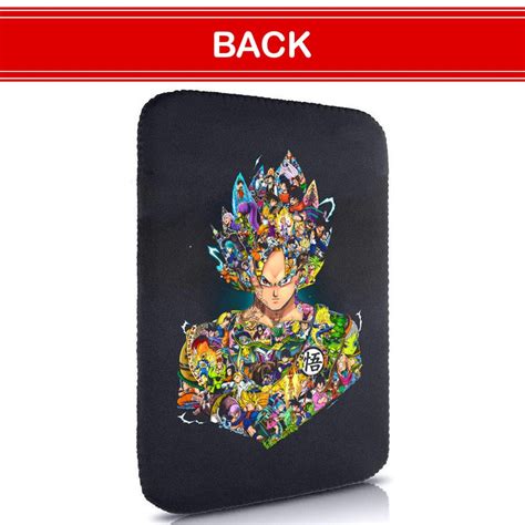 Printed Neoprene Reversible Laptop & Tablet Sleeve - Anime Legendary ...
