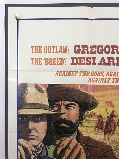 BILLY TWO HATS Movie Poster (Fine) One Sheet 1974 Cowboy Gregory Peck ...