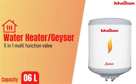 Buy Khaitan Auras 06 Litre (GPSP) Water Heater-KGAM-06E Online at Low ...