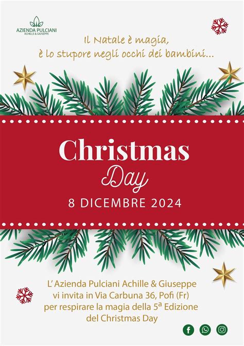CHRISTAMAS DAY 2024 - 5ª edizione, Via Carbuna 36, 03026 Pofi, Italy ...