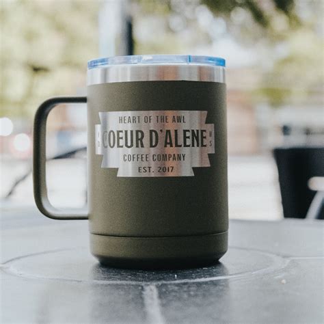 Insulated Mug w/ Handle - Coeur d' Alene Coffee Co.